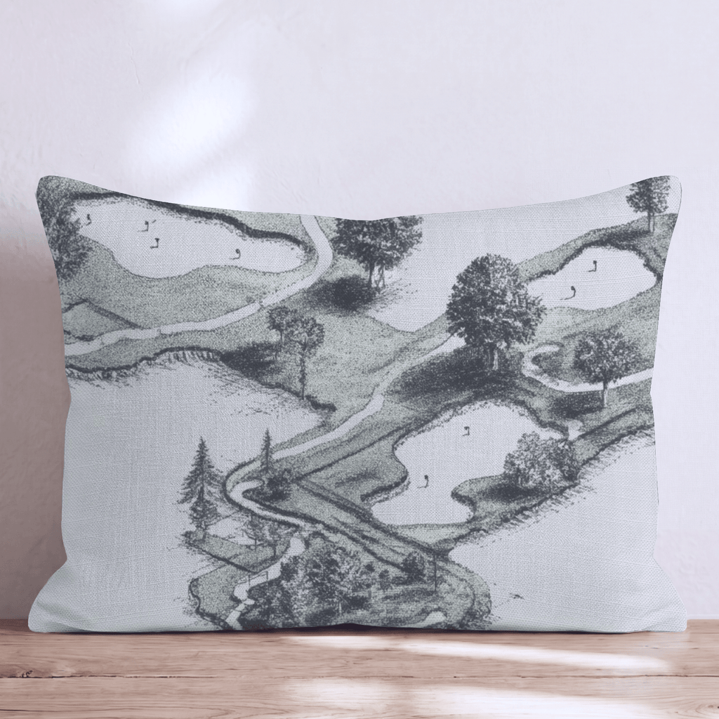 Secluded Course Throw Pillow - Hillcroft Home