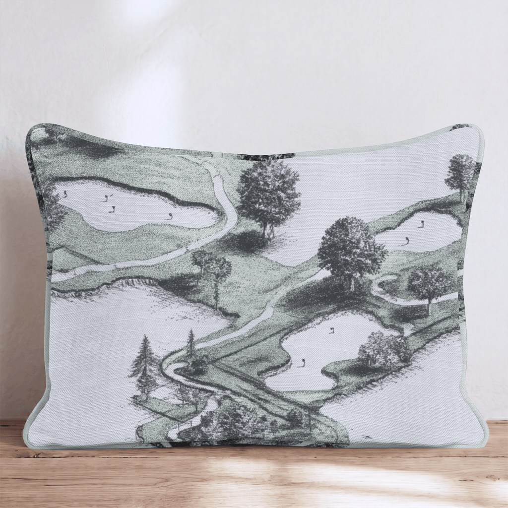 Secluded Course Throw Pillow - Hillcroft Home
