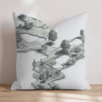 Secluded Course Throw Pillow - Hillcroft Home