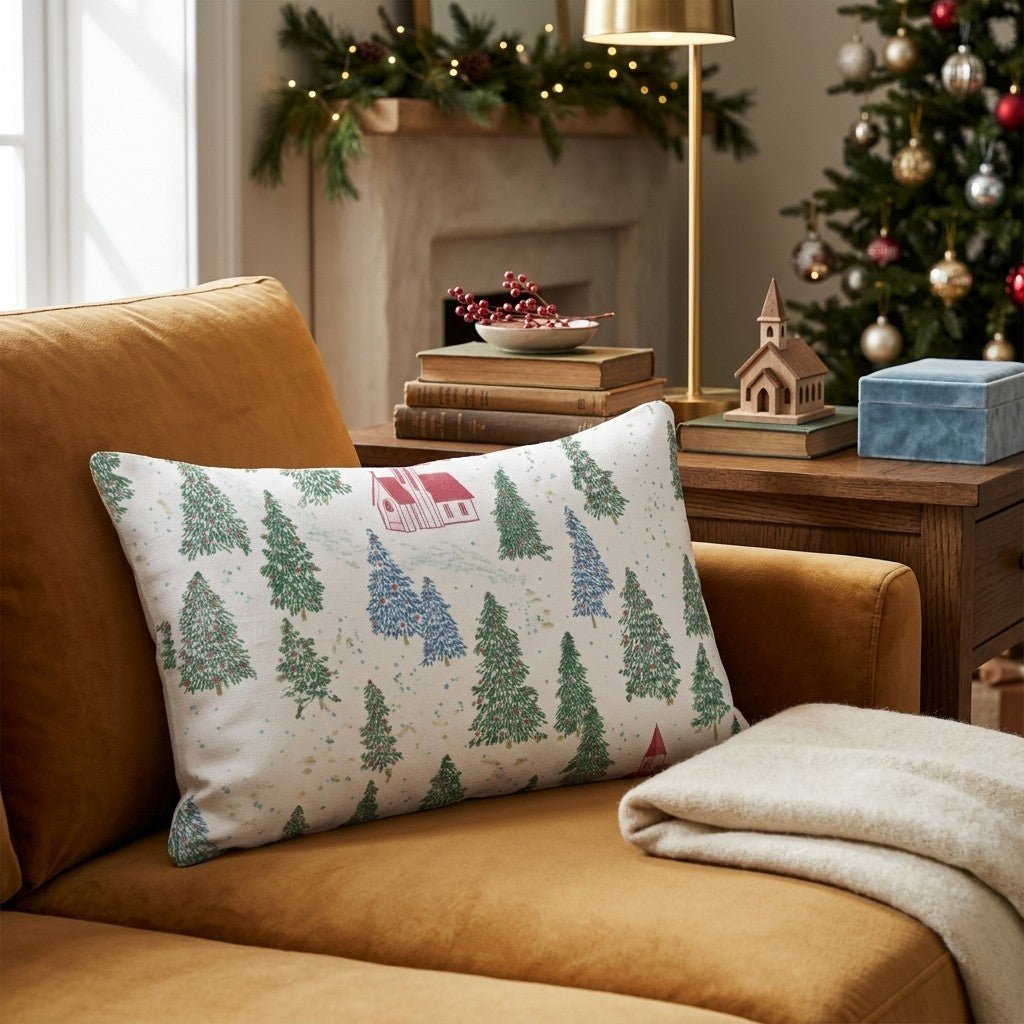 Secret Garden Noel Throw Pillow - Hillcroft Home