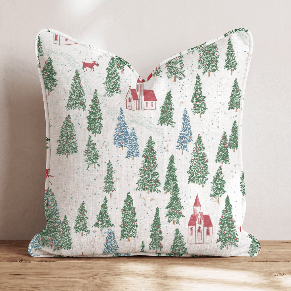 Secret Garden Noel Throw Pillow - Hillcroft Home