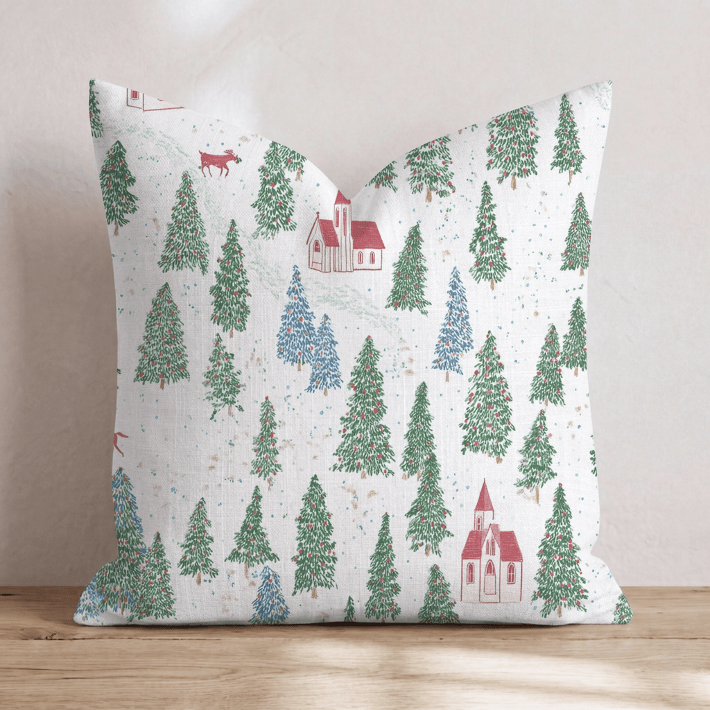 Secret Garden Noel Throw Pillow - Hillcroft Home