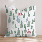 Secret Garden Noel Throw Pillow - Hillcroft Home