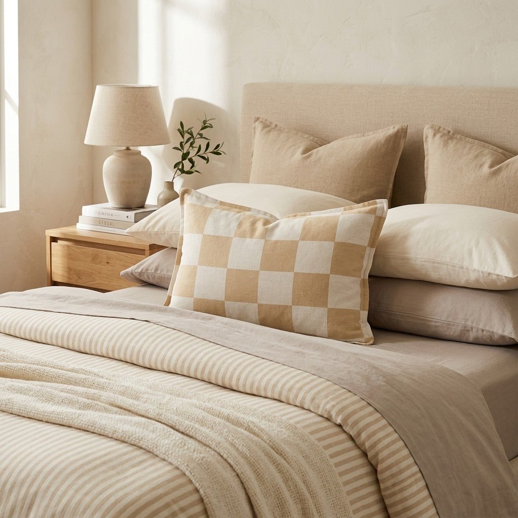 Sedona Check Throw Pillow - Hillcroft Home