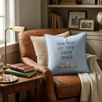 See You At The 19th Hole Throw Pillow - Hillcroft Home