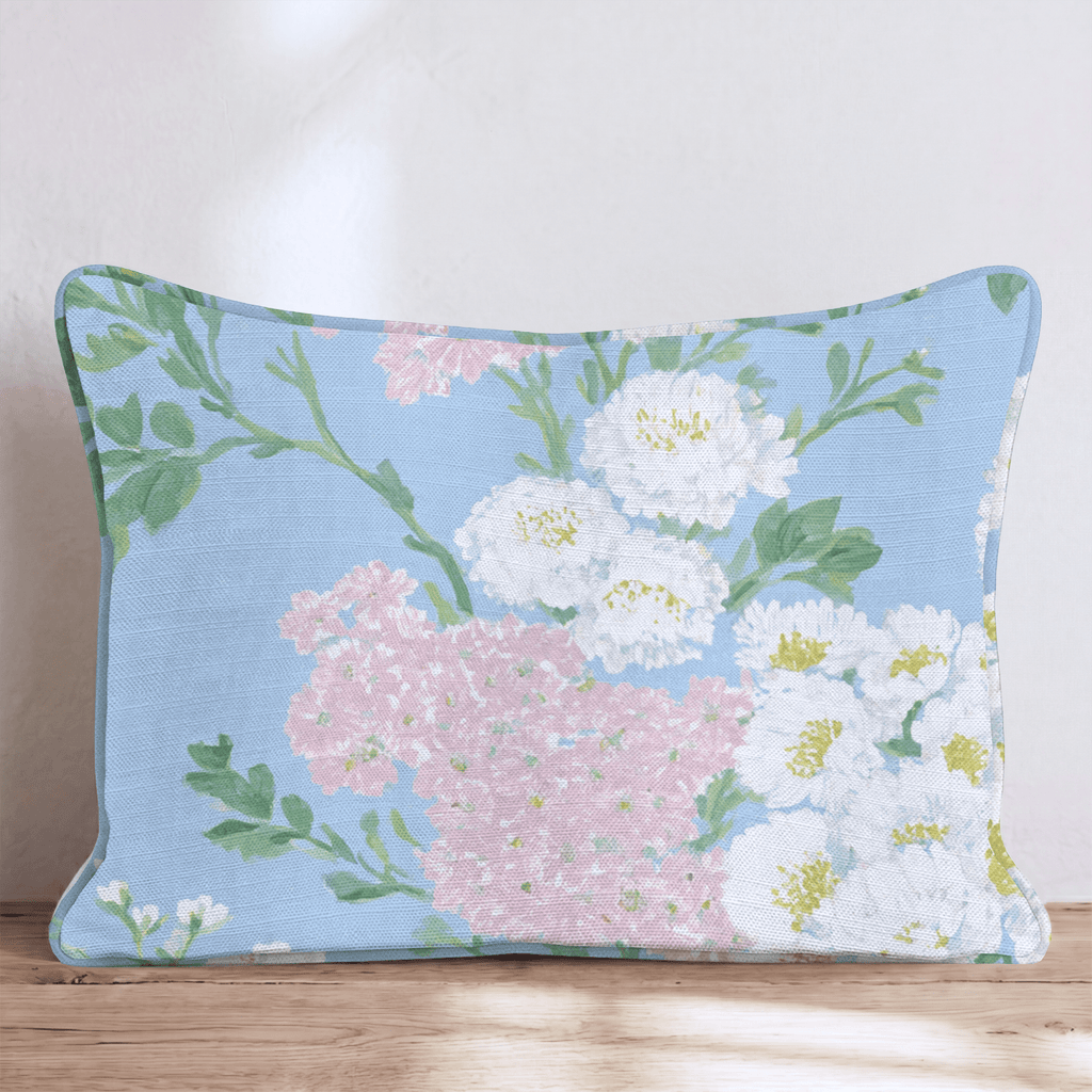 Selah Flowers Throw Pillow - Hillcroft Home