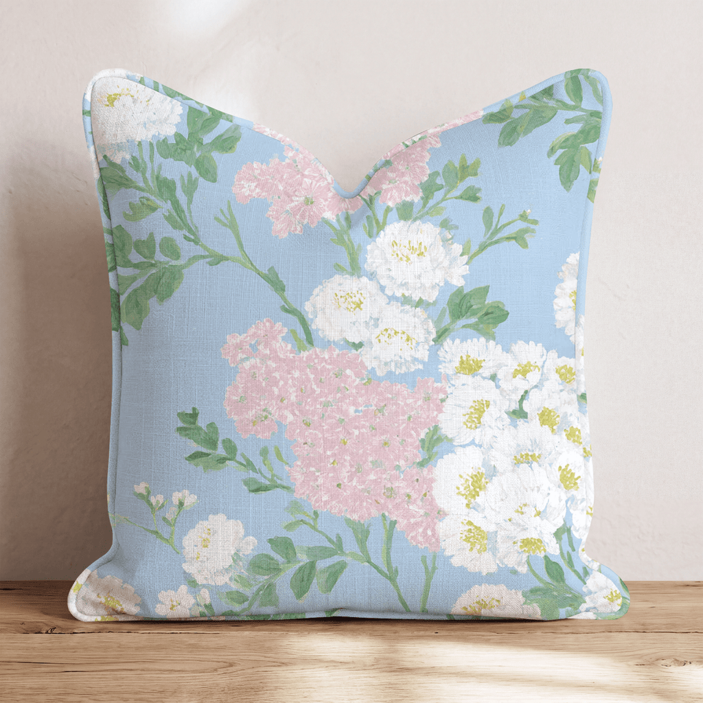 Selah Flowers Throw Pillow - Hillcroft Home