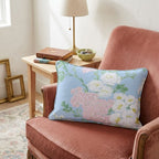 Selah Flowers Throw Pillow - Hillcroft Home