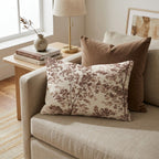 Sepia Maple Toile Throw Pillow - Hillcroft Home