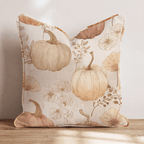 Sepia Watercolor Harvest Throw Pillow - Hillcroft Home