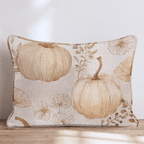 Sepia Watercolor Harvest Throw Pillow - Hillcroft Home