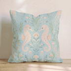 Serena Seahorse Throw Pillow - Hillcroft Home