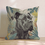 Shadow Blooms Throw Pillow - Hillcroft Home