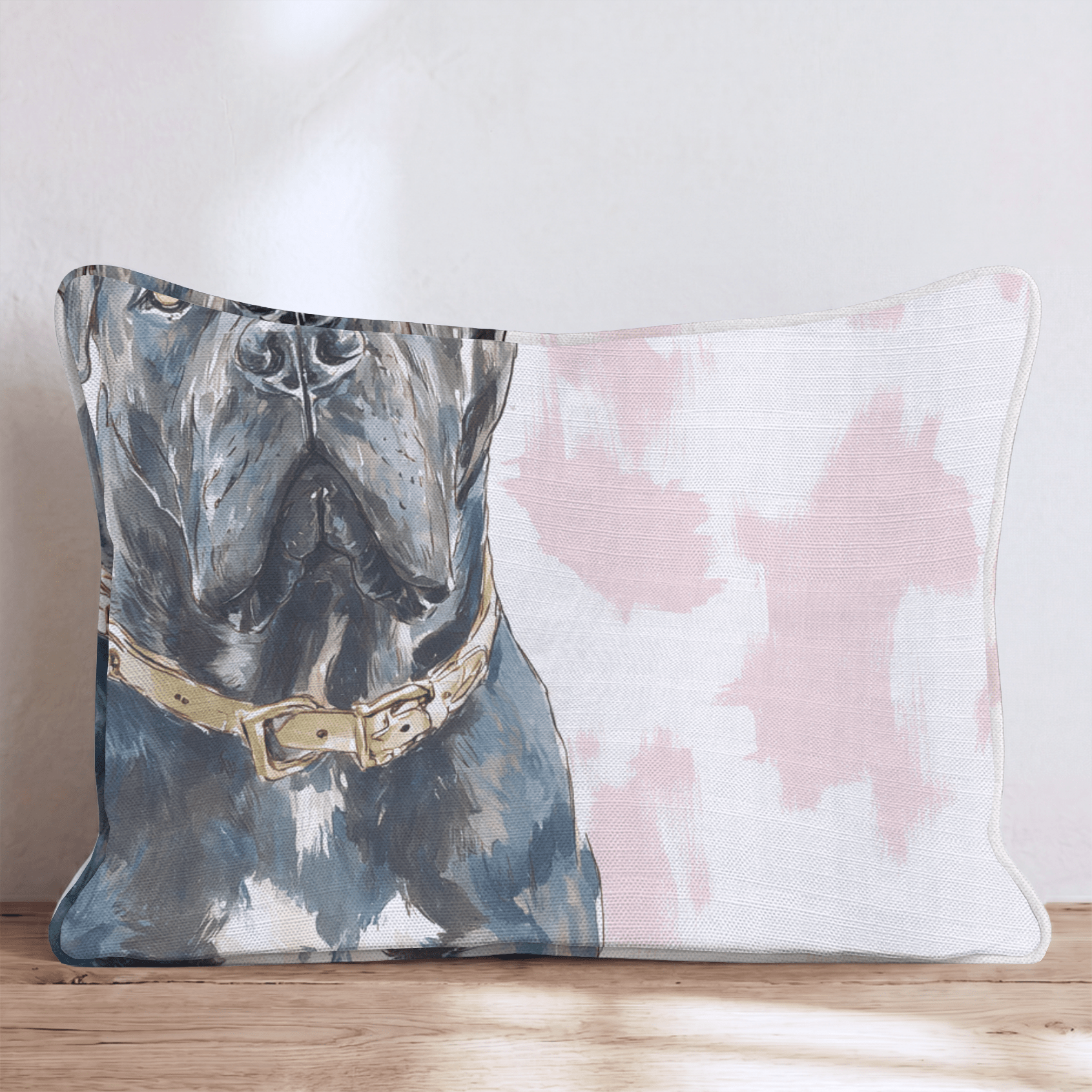 Shadow Sentinel Throw Pillow - Hillcroft Home