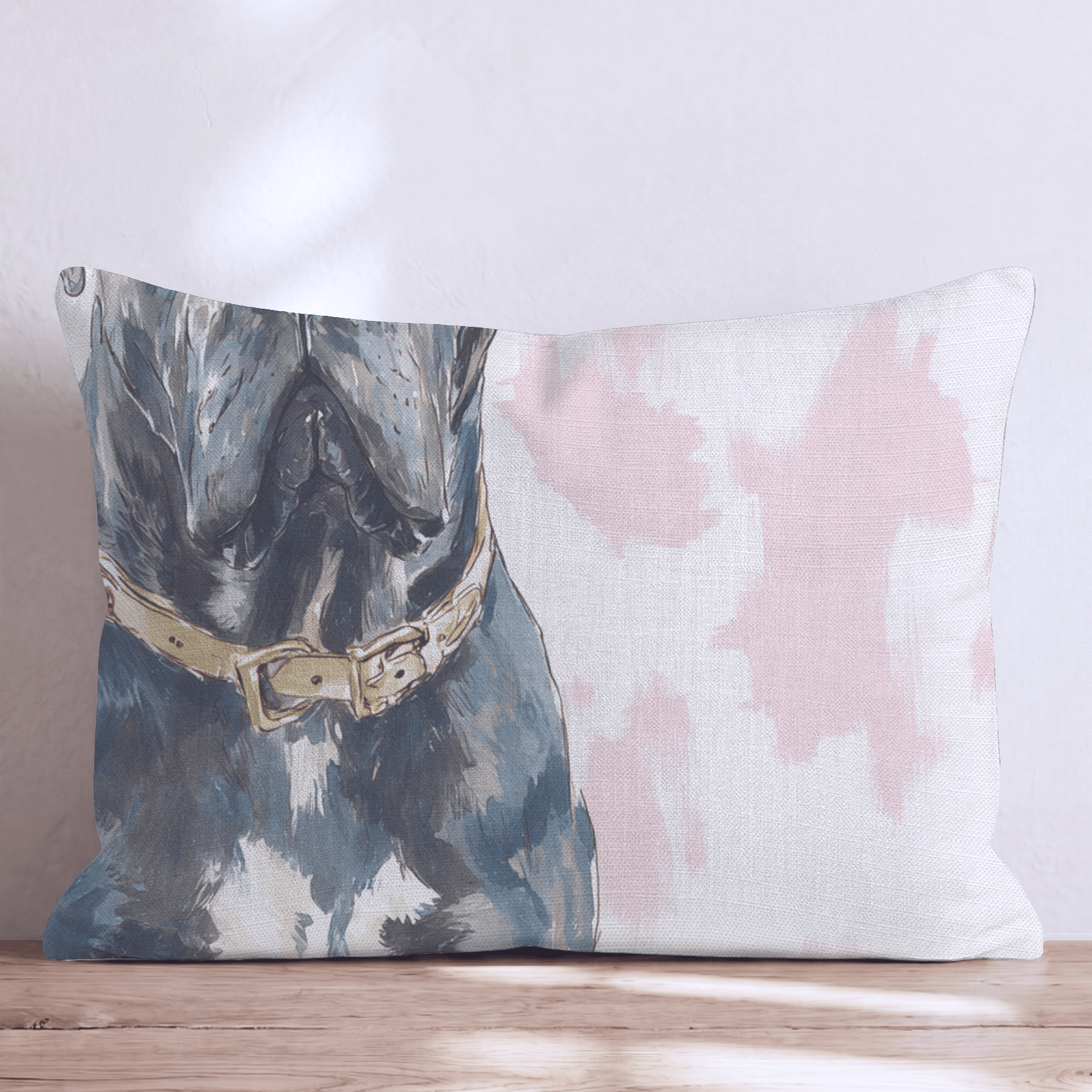 Shadow Sentinel Throw Pillow - Hillcroft Home