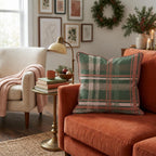Shadowed Pine Tartan Throw Pillow throw pillow - Hillcroft Home