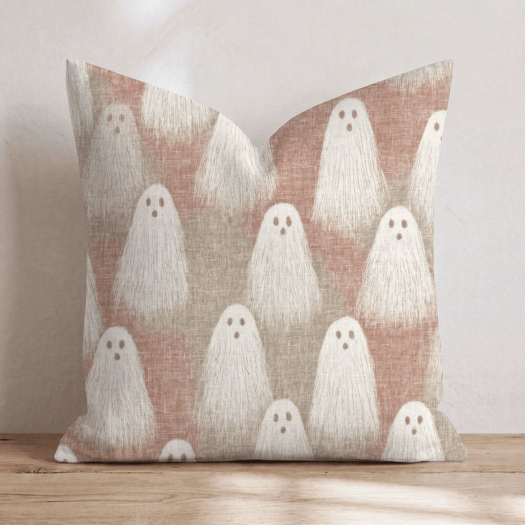 Shaggy Ghost Parade Throw Pillow - Hillcroft Home