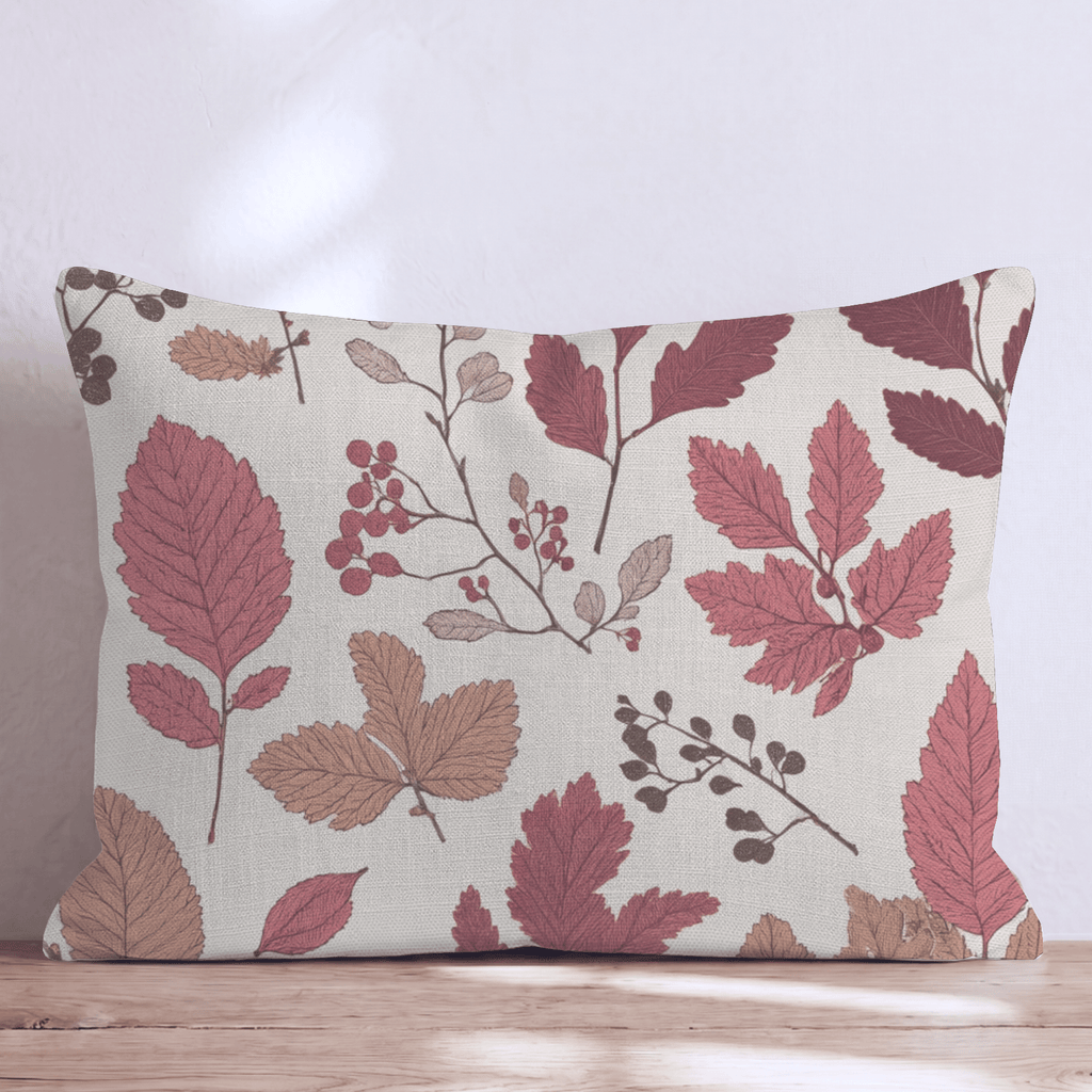 Shaken Leaves Throw Pillow - Hillcroft Home