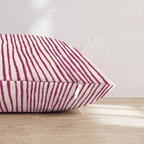 Sharp Red Throw Pillow - Hillcroft Home