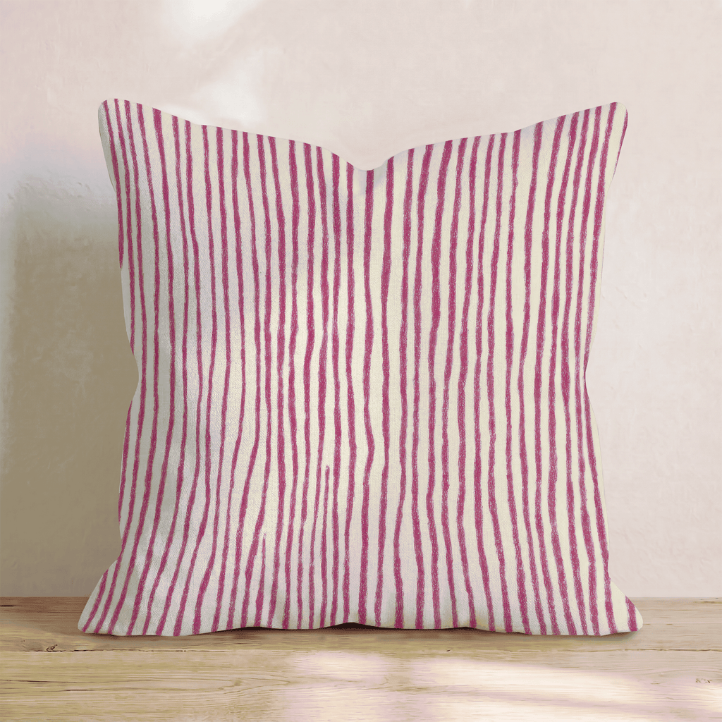 Sharp Red Throw Pillow - Hillcroft Home