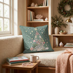 Shell Starlit Tree Throw Pillow throw pillow - Hillcroft Home