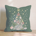 Shell Starlit Tree Throw Pillow - Hillcroft Home