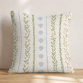 Shell Stripe Throw Pillow - Hillcroft Home