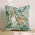 Sheltie Power Throw Pillow - Hillcroft Home