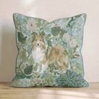 Sheltie Power Throw Pillow - Hillcroft Home