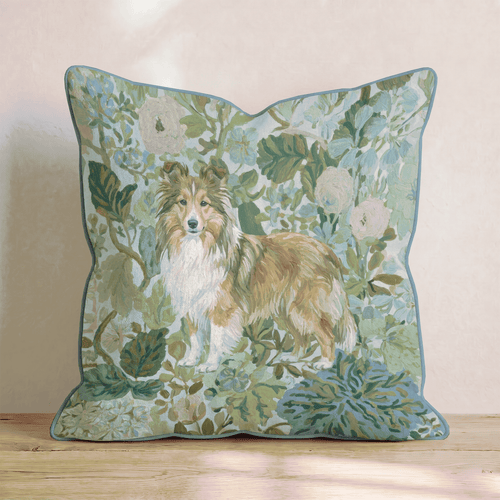 Sheltie Power Throw Pillow - Hillcroft Home