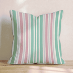 Sherbet Band Throw Pillow - Hillcroft Home