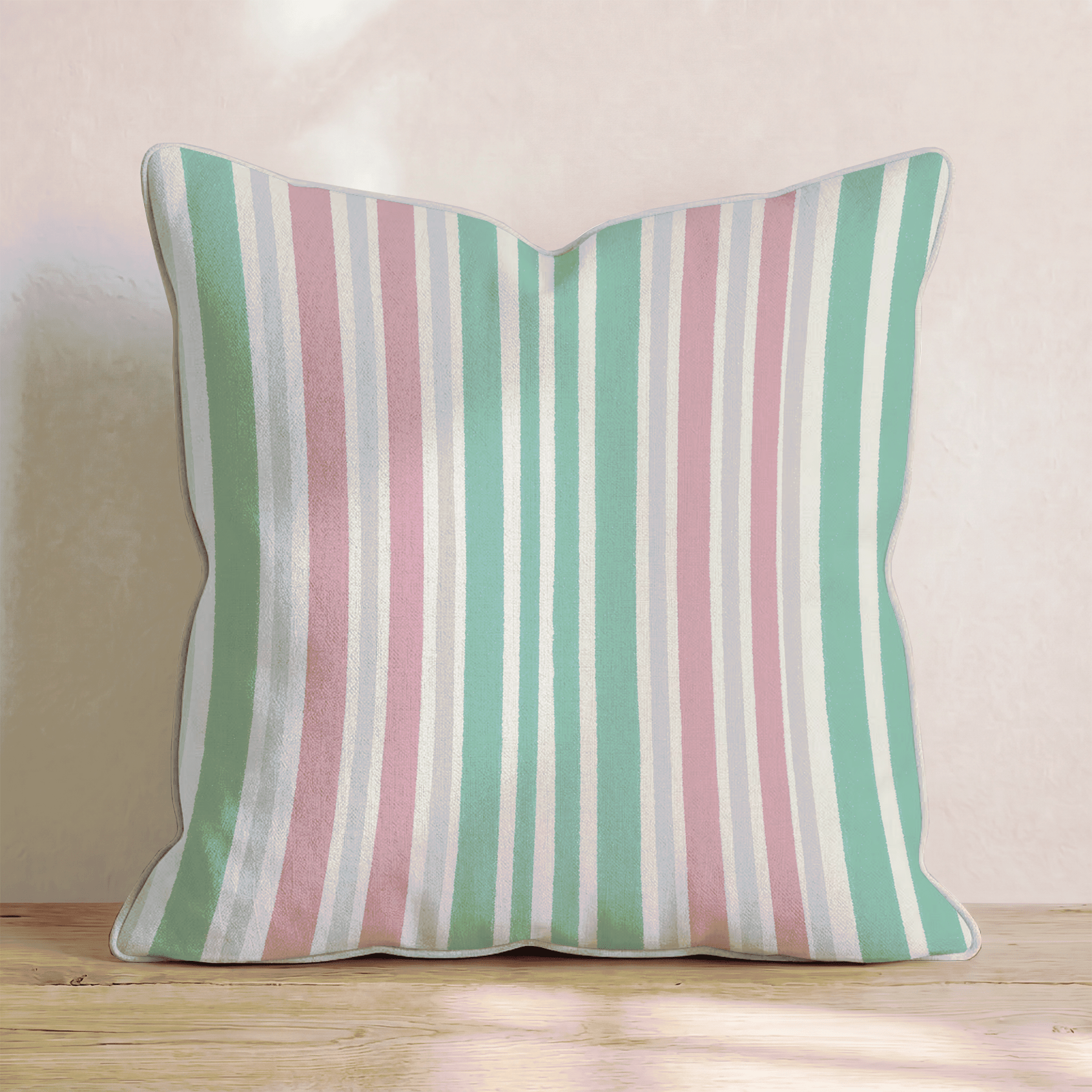 Sherbet Band Throw Pillow - Hillcroft Home