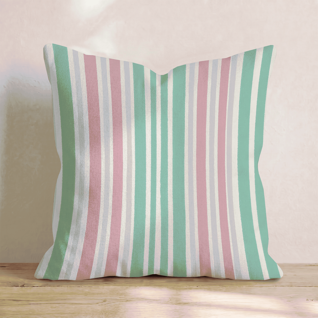 Sherbet Band Throw Pillow - Hillcroft Home