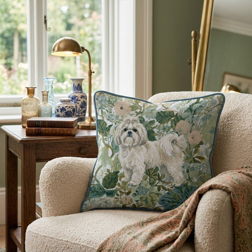 Shih Tzu Power Throw Pillow - Hillcroft Home
