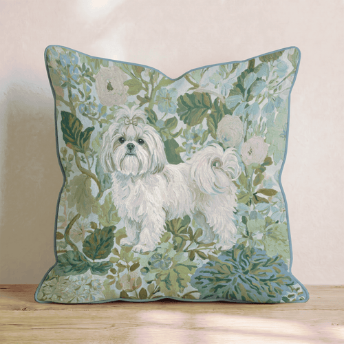Shih Tzu Power Throw Pillow - Hillcroft Home