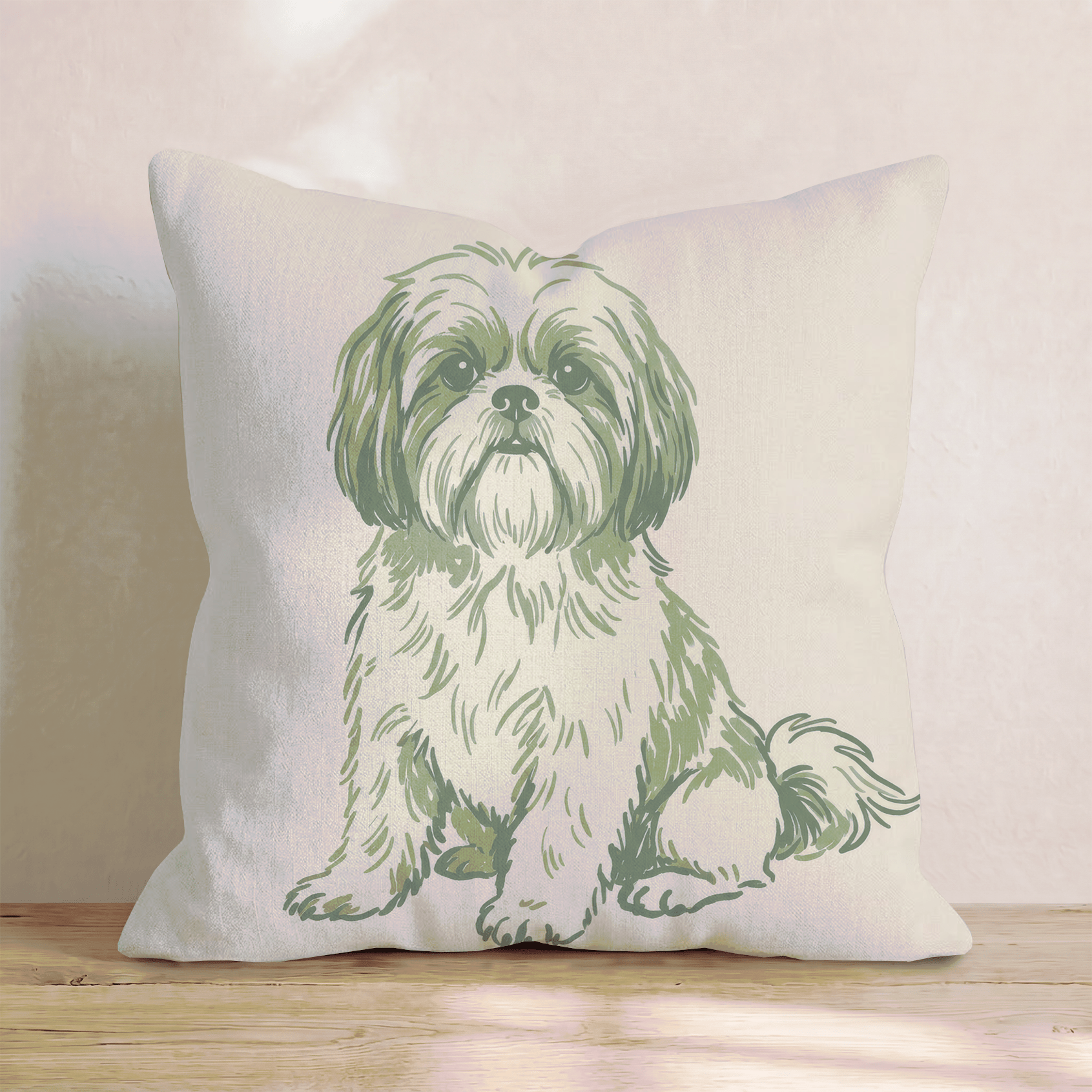 Shih Tzu Throw Pillow - Hillcroft Home