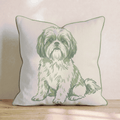 Shih Tzu Throw Pillow - Hillcroft Home