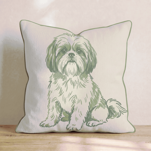 Shih Tzu Throw Pillow - Hillcroft Home