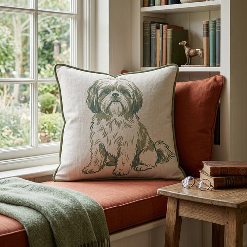 Shih Tzu Throw Pillow - Hillcroft Home