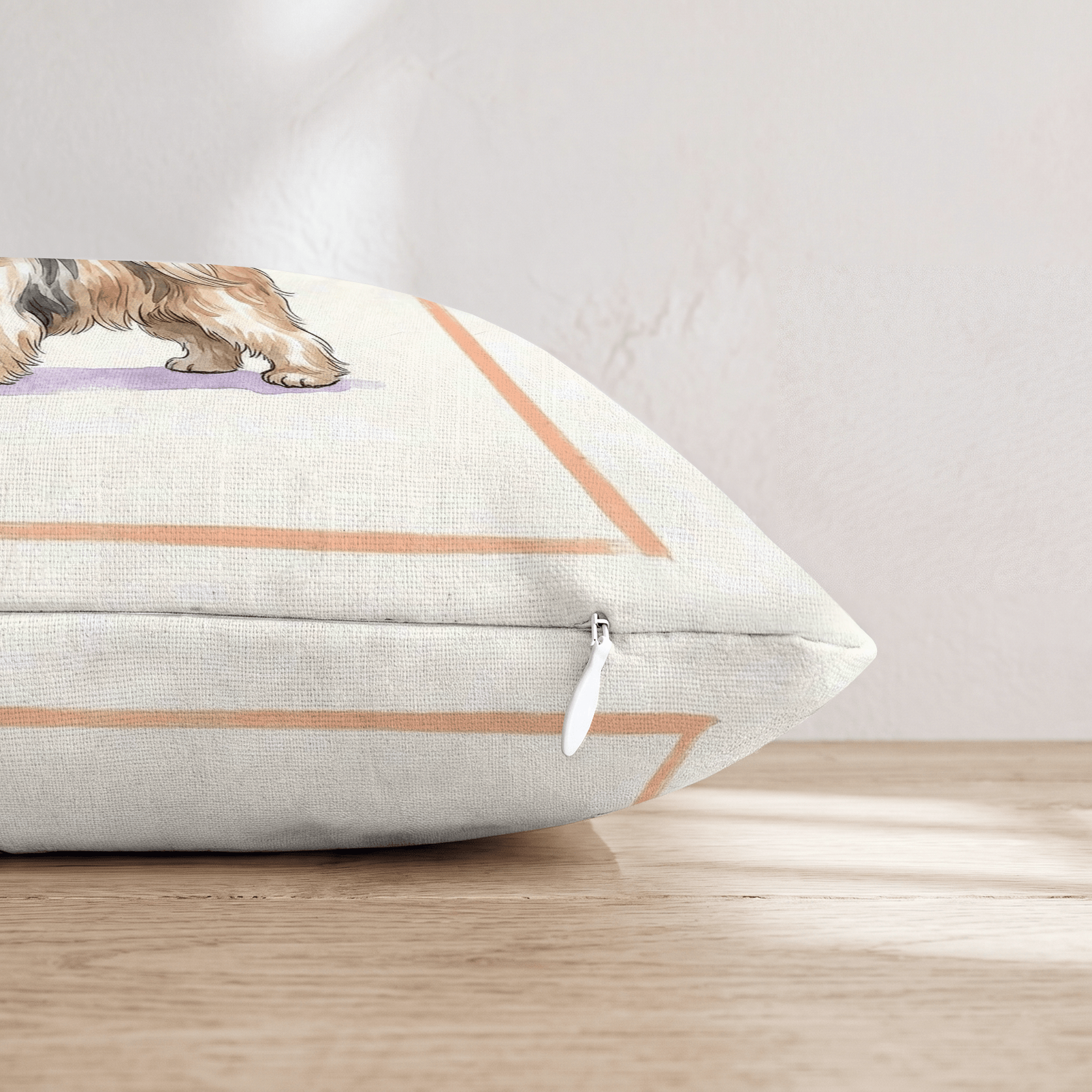 Shih Tzu Tumbler Throw Pillow - Hillcroft Home