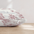 Shipwrecked Toile Throw Pillow - Hillcroft Home