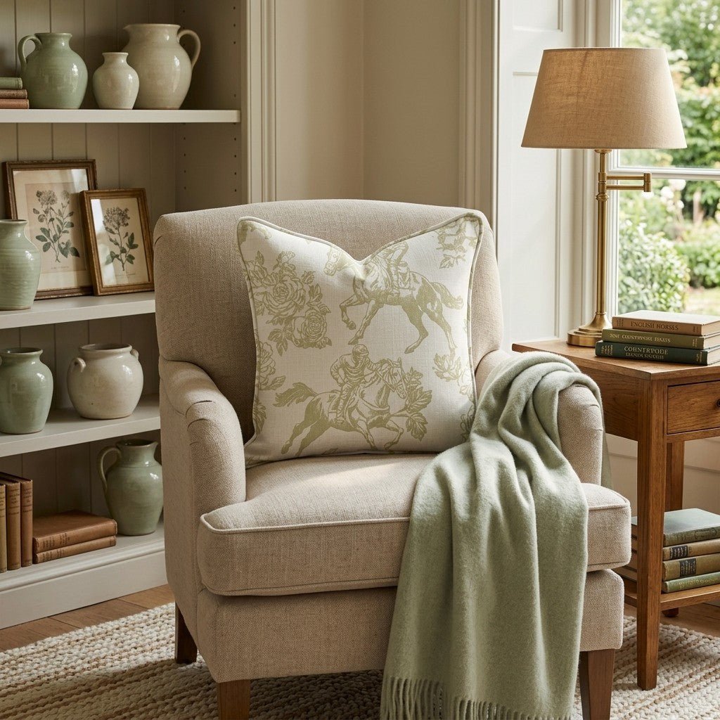 Show Horse Ready Throw Pillow - Hillcroft Home