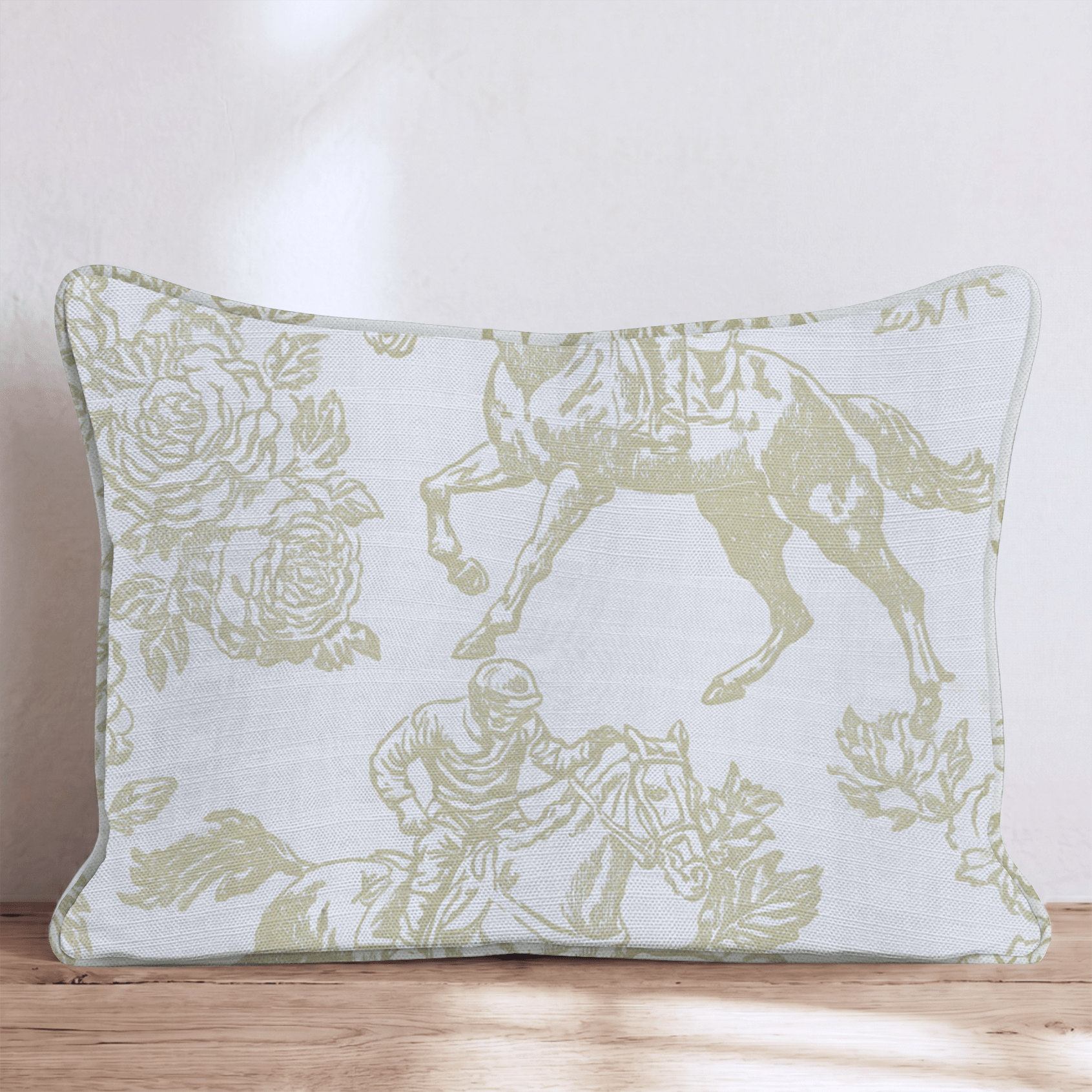 Show Horse Ready Throw Pillow - Hillcroft Home