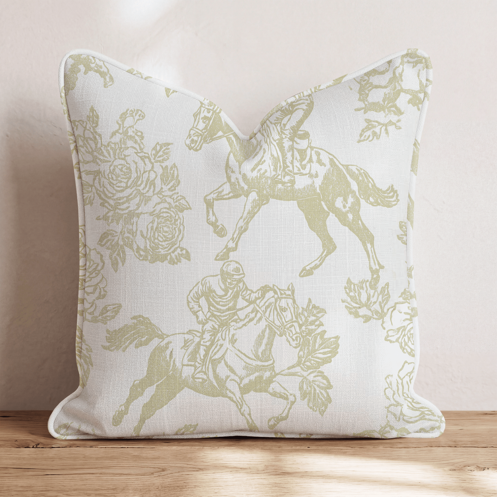 Show Horse Ready Throw Pillow - Hillcroft Home