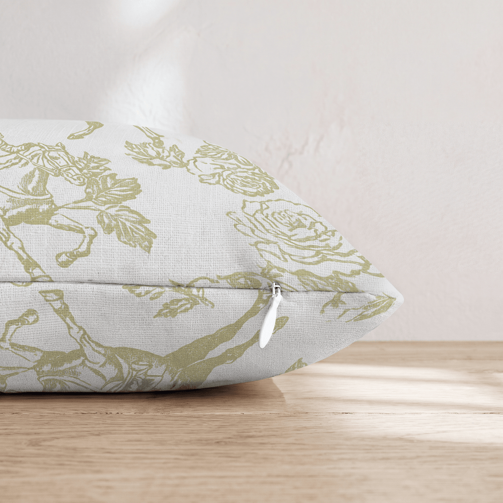 Show Horse Ready Throw Pillow - Hillcroft Home