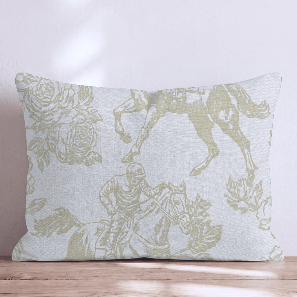 Show Horse Ready Throw Pillow - Hillcroft Home
