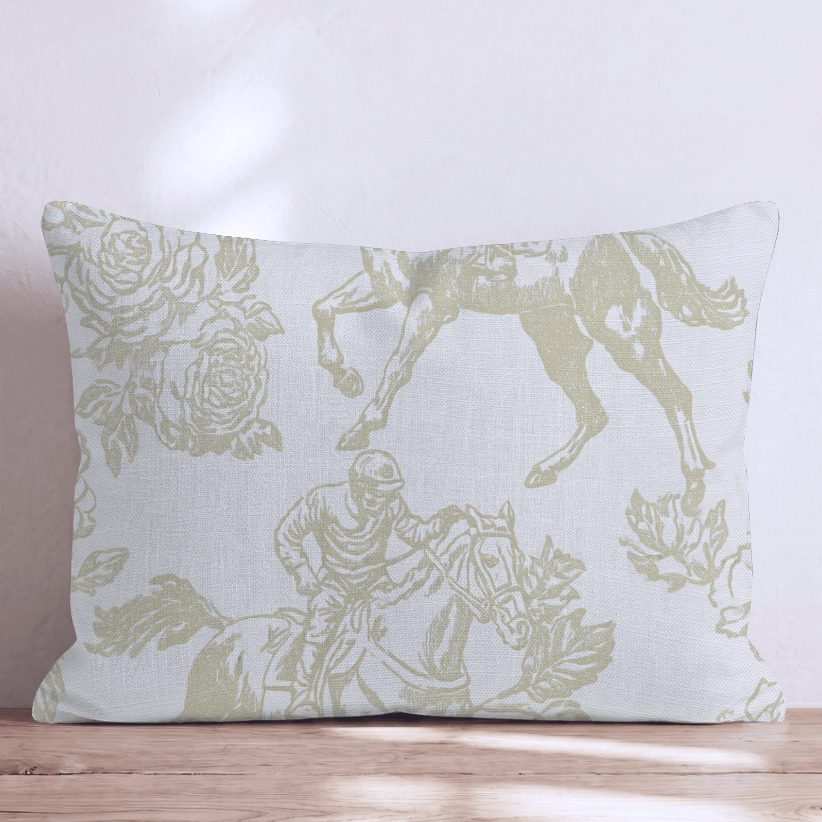 Show Horse Ready Throw Pillow - Hillcroft Home
