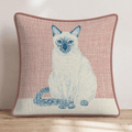 Siamese Picnic Throw Pillow - Hillcroft Home