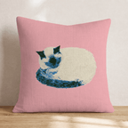 Siamese Snuggle Throw Pillow - Hillcroft Home
