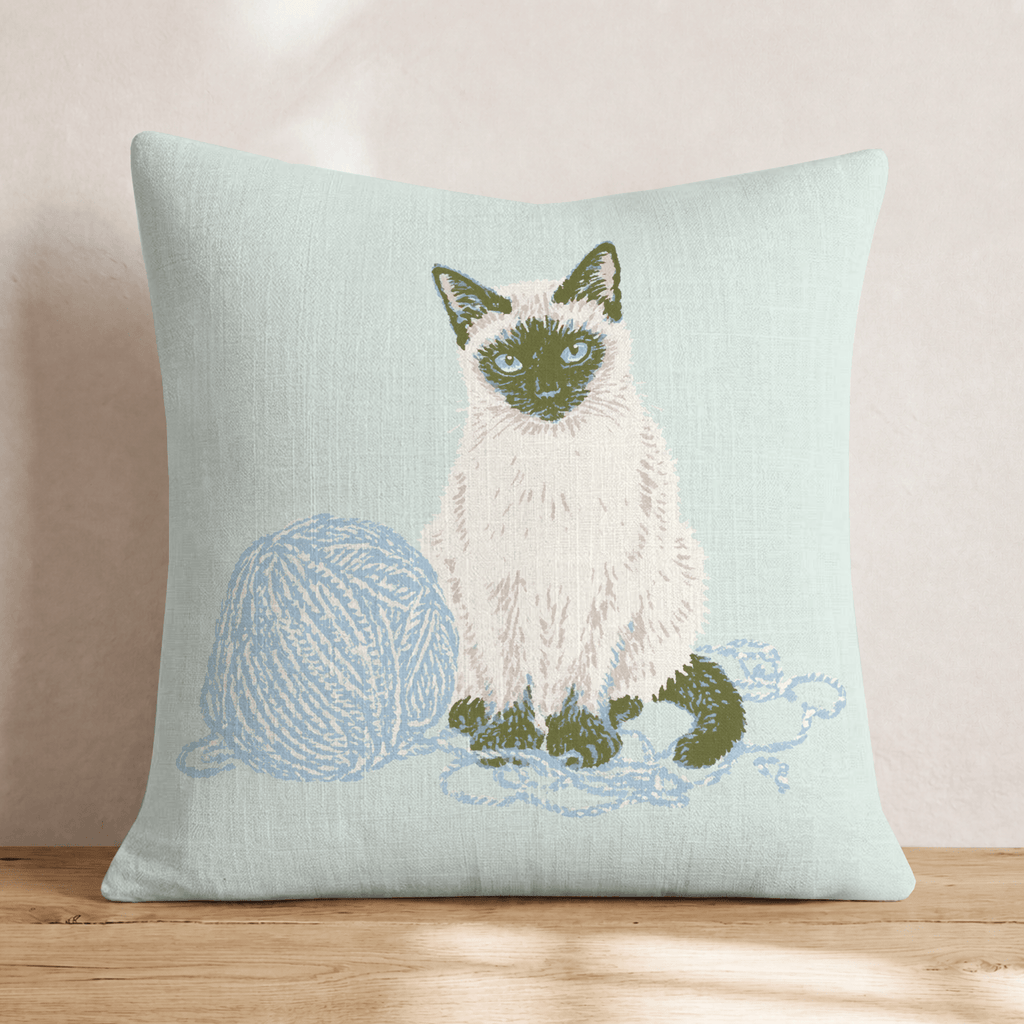 Siamese Yarn Tangle Throw Pillow - Hillcroft Home